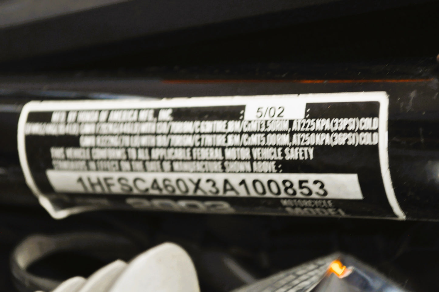 2003 Honda VTX 1800